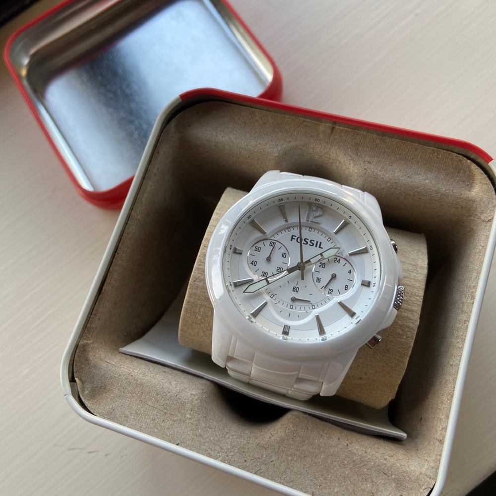 Fossil Men’s Grant Ceramic Chronograph Watch